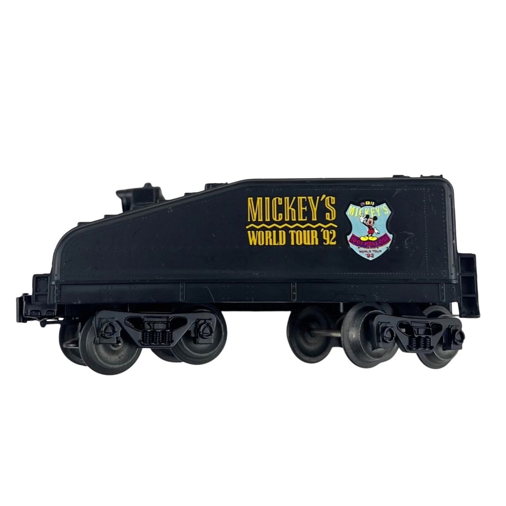 Lionel Mickey's World Tour '92 Train Car With Coal Load Vintage 90s‎